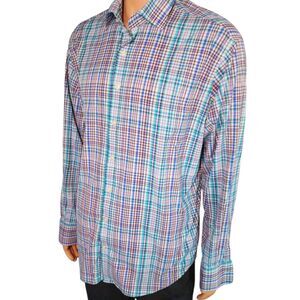 Peter Millar Summer Comfort Button Down Shirt Mens XL Colorful